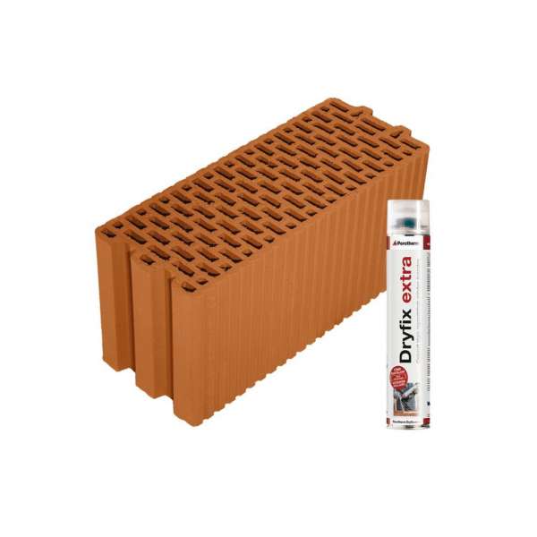 Porotherm Rapid + Dryfix 20 N+F tégla