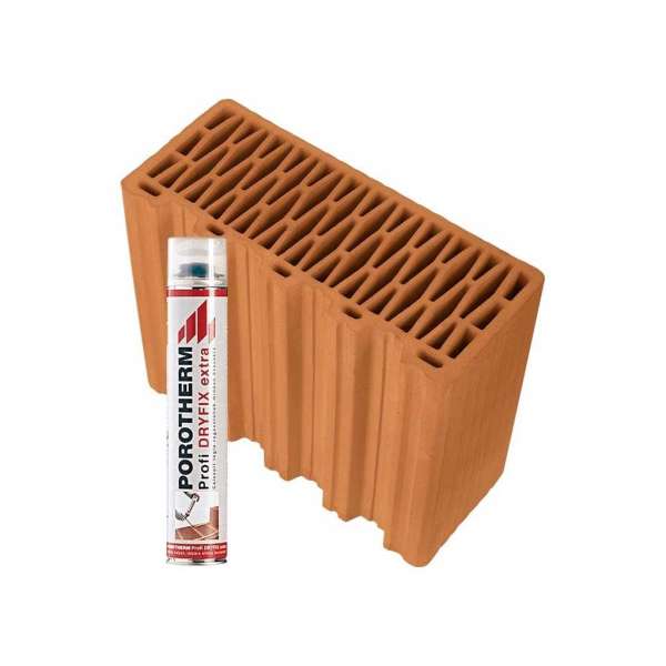 Porotherm Rapid + Dryfix 30 Feles tégla